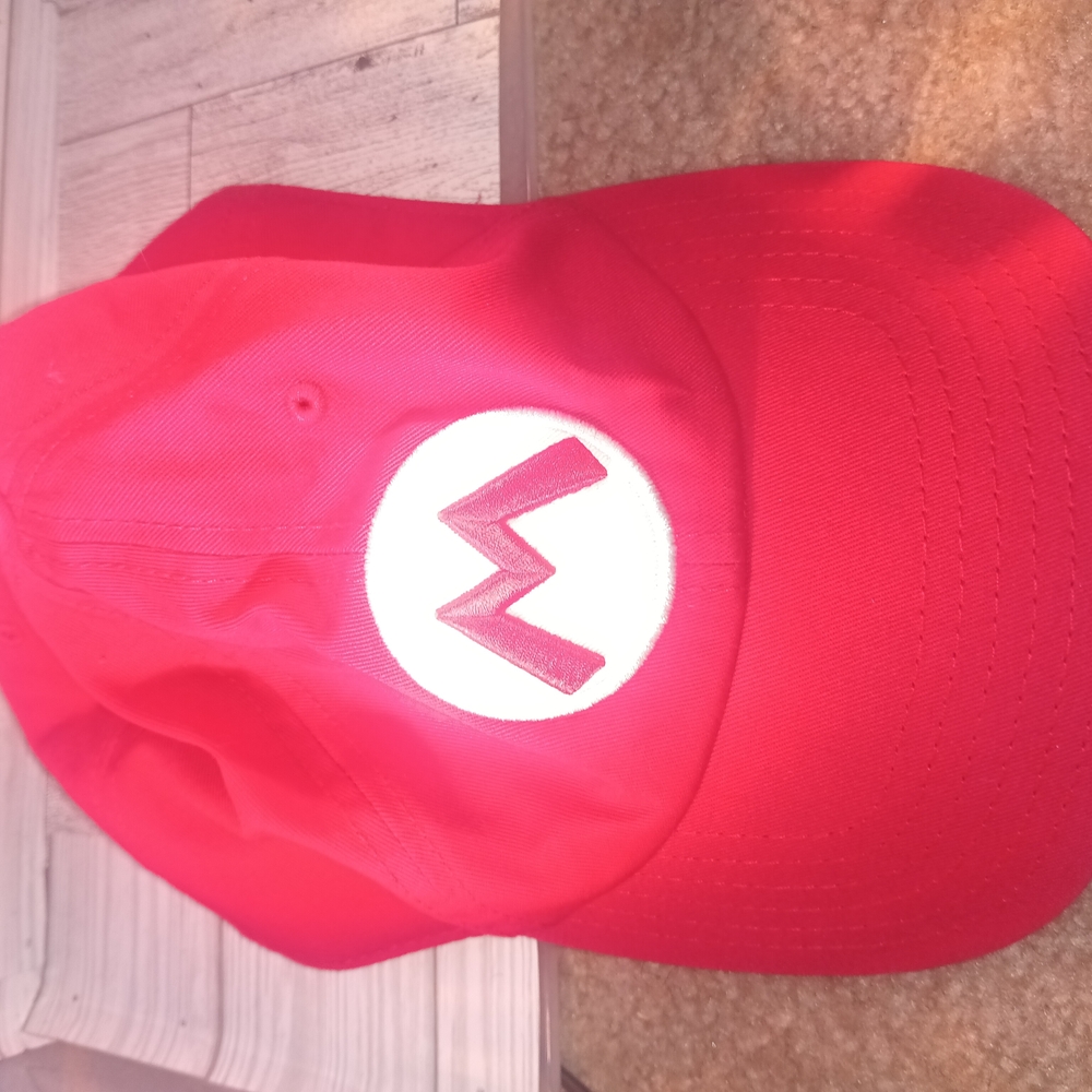 Red Cap with Mario  Logo